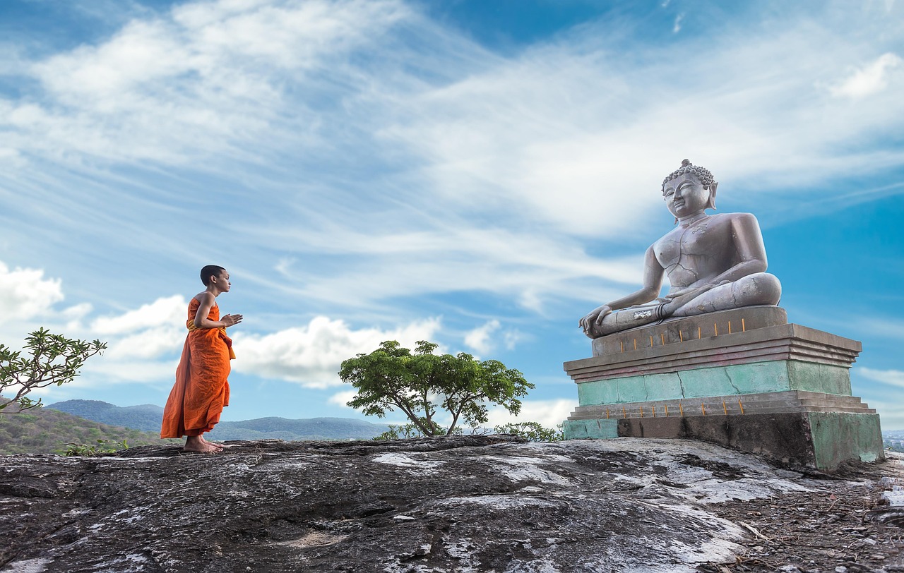 Hình ảnh tượng trưng cho vị tỳ kheo ni đầu tiên trong Phật giáo cổ Ấn Độ